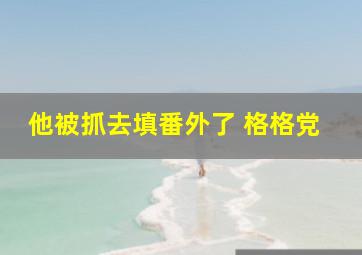 他被抓去填番外了 格格党